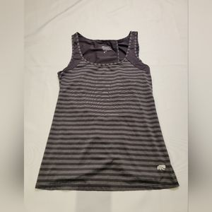 Marika Womens Medium Workout Tank Top Dry Wik Performance Gray And Black